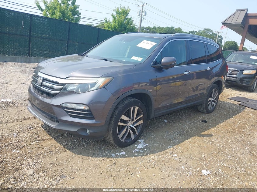 Vin: 5fnyf6h0xhb028362, lot: 46325117, honda pilot elite 20172