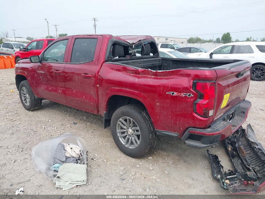 Vin: 1gcptcekxs1235715, lot: 46325145, chevrolet colorado 4wd lt 20253