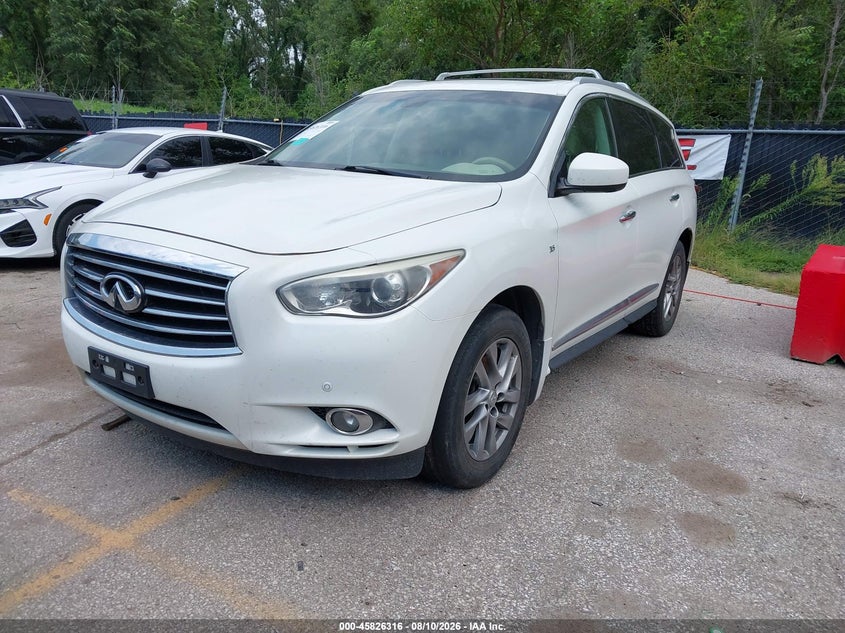Vin: 5n1al0mm6ec547574, lot: 46325217, infiniti qx60 20142