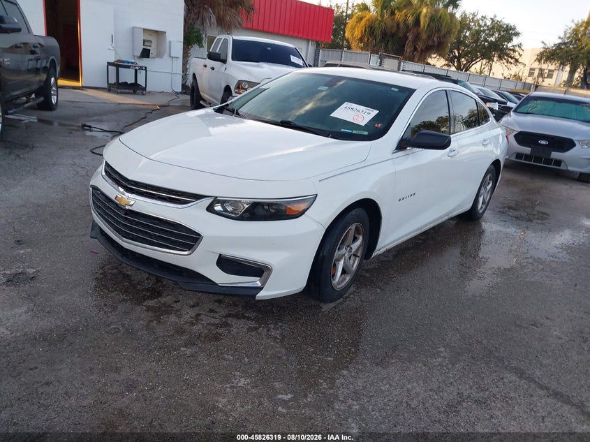 2017 Chevrolet Malibu, Обычный износ, IAAI, VIN 1G1ZB5ST9HF272859 — фото 2