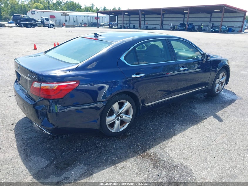 LEXUS LS 460 2010 VIN JTHGL5EF6A5039341