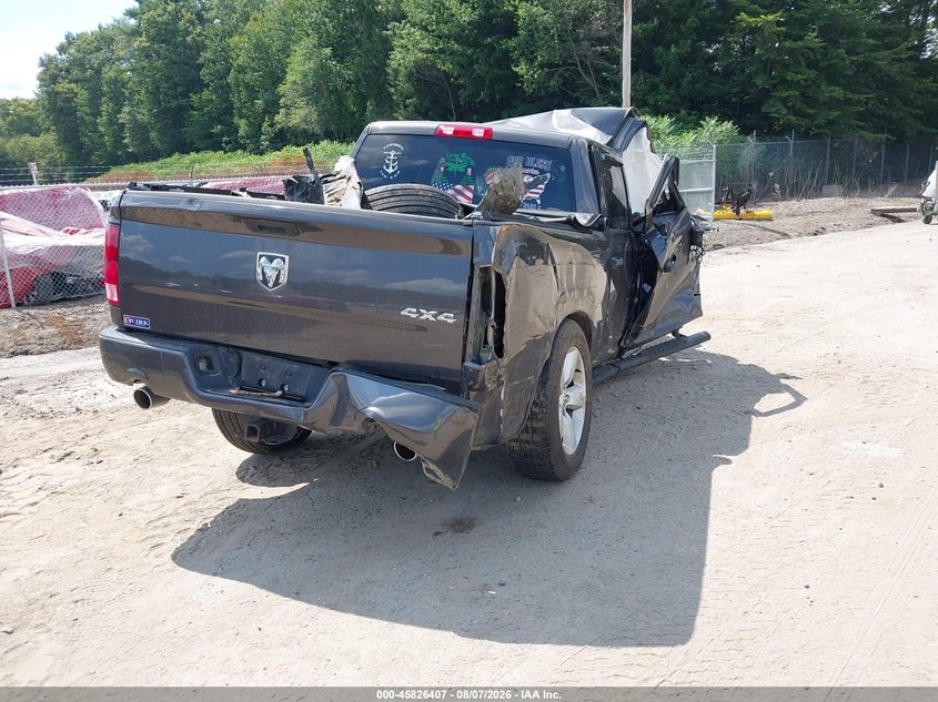 Vin: 3c6rr7kt0mg704592, lot: 46325308, ram 1500 classic express  4x4 5'7 box 20214
