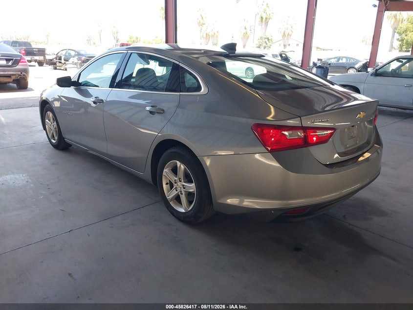 Vin: 1g1zc5st8pf249407, lot: 46325317, chevrolet malibu fwd 1fl 20233