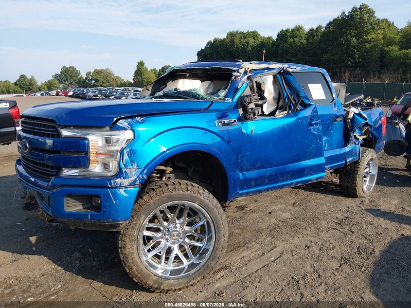 Vin: 1ftew1e59jfe05965, lot: 46325359, ford f-150 lariat 20182