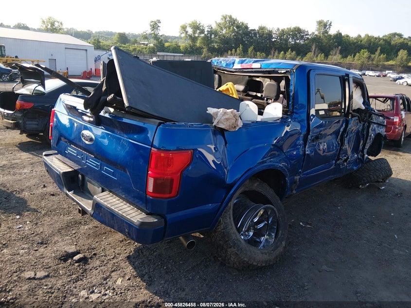 Vin: 1ftew1e59jfe05965, lot: 46325359, ford f-150 lariat 20184