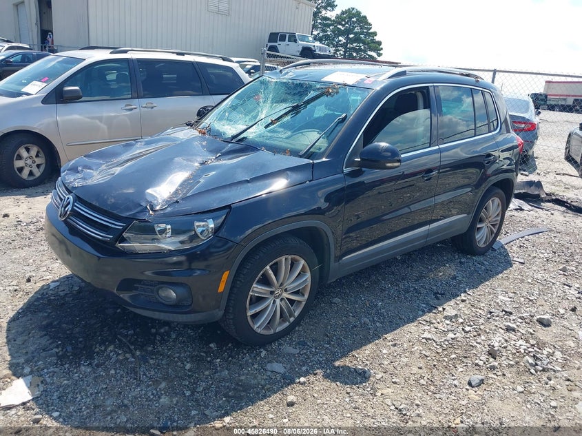 Vin: wvgav7ax8cw524245, lot: 46325391, volkswagen tiguan se 20122
