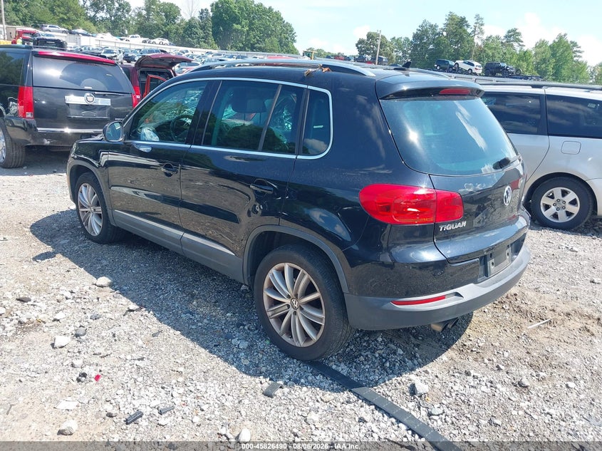 Vin: wvgav7ax8cw524245, lot: 46325391, volkswagen tiguan se 20123