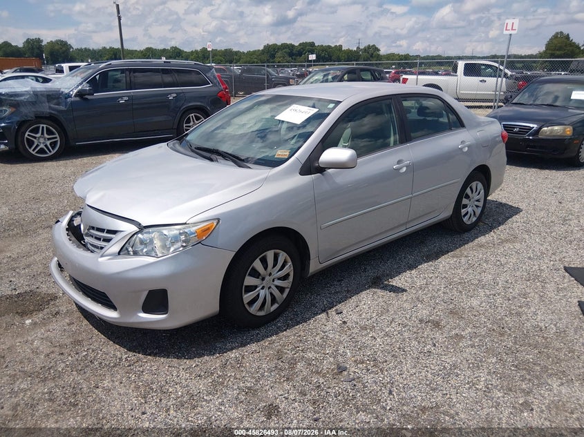 Vin: 2t1bu4ee4dc966727, lot: 46325394, toyota corolla le 20132