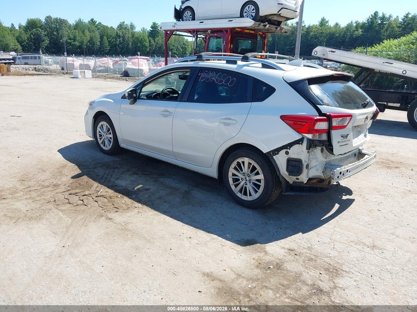 Vin: 4s3gtab66j3724658, lot: 46325401, subaru impreza 2.0i premium 20183