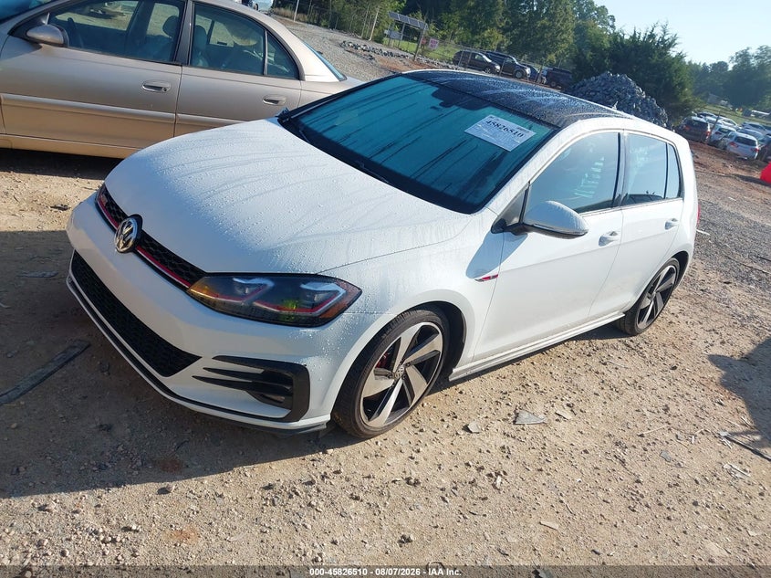 Vin: 3vw6t7au7km029715, lot: 46325411, volkswagen golf gti 2.0t autobahn/2.0t rabbit edition/2.0t s/2.0t se 20192