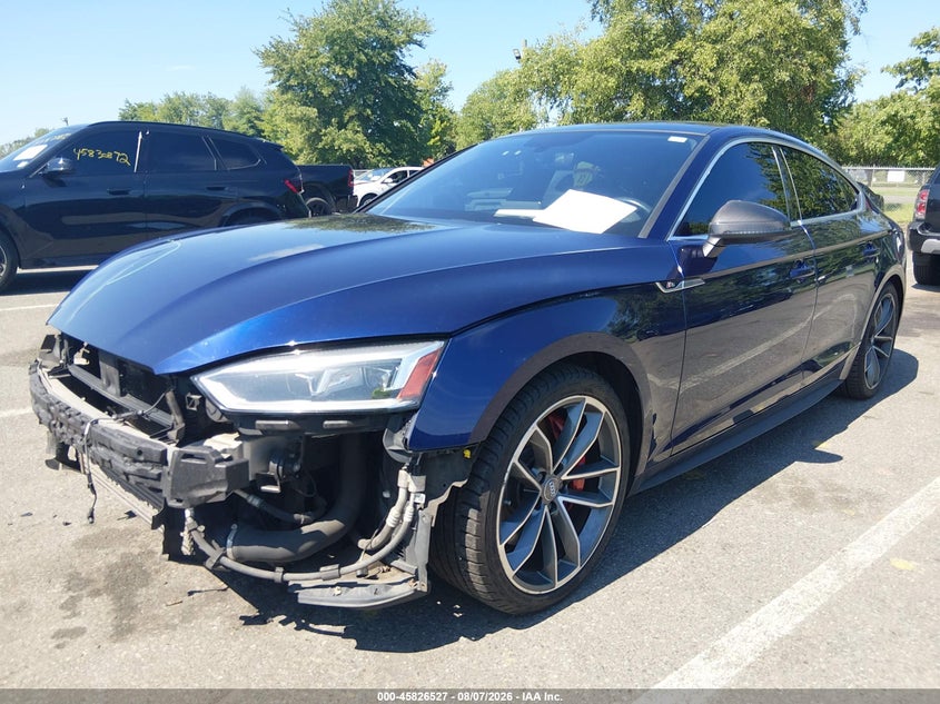 Vin: waub4cf55ja097240, lot: 46325428, audi s5 3.0t premium plus 20182