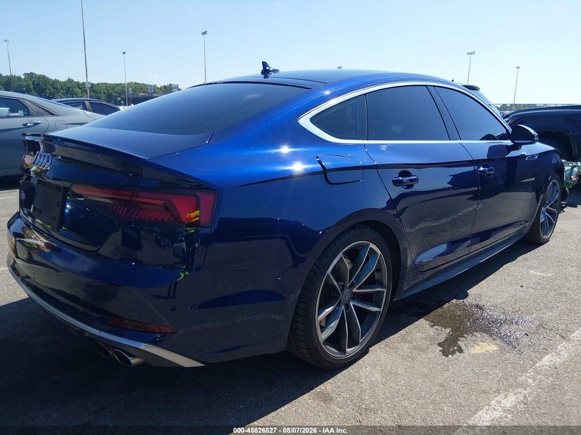 Vin: waub4cf55ja097240, lot: 46325428, audi s5 3.0t premium plus 20184