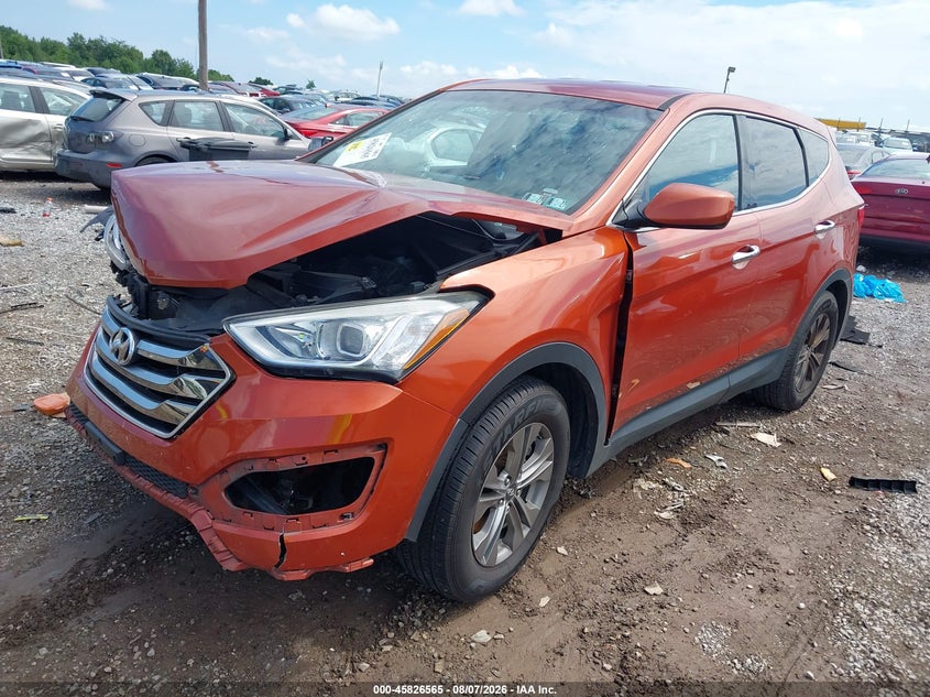 Vin: 5xyztdlb0gg369660, lot: 46325466, hyundai santa fe sport 20162