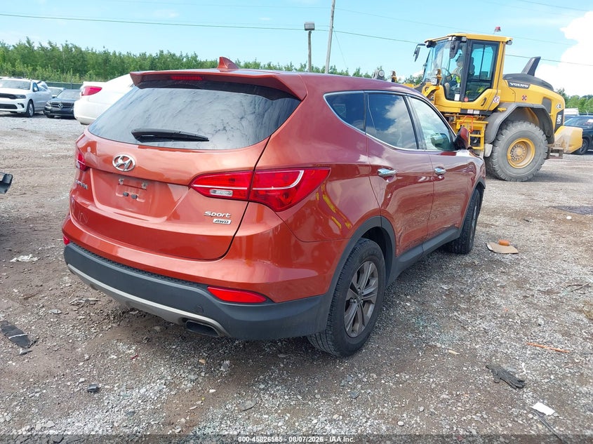 Vin: 5xyztdlb0gg369660, lot: 46325466, hyundai santa fe sport 20164