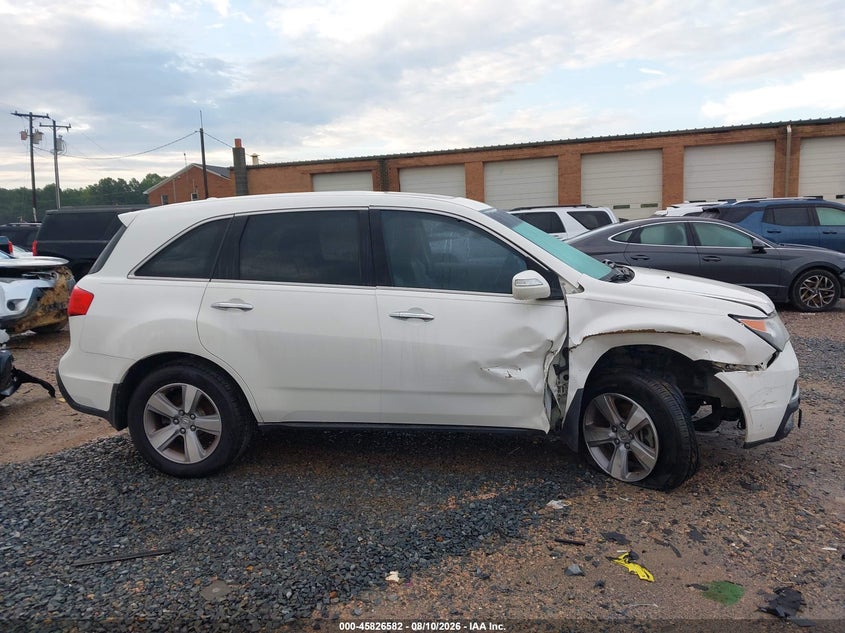 ACURA MDX 2012 VIN 2HNYD2H29CH513718