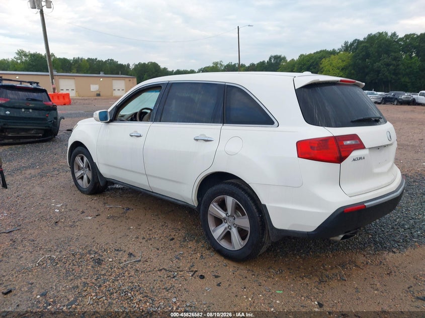 ACURA MDX 2012 VIN 2HNYD2H29CH513718