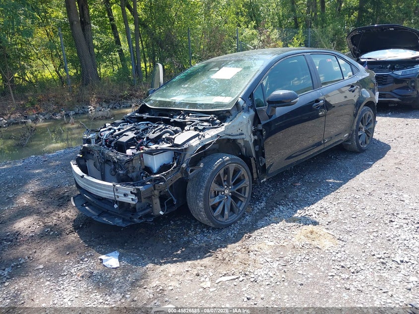 Vin: jtdbdmhe7rj005420, lot: 46325486, toyota corolla hybrid se 20242