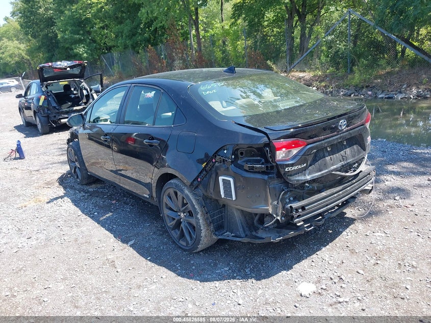 Vin: jtdbdmhe7rj005420, lot: 46325486, toyota corolla hybrid se 20243