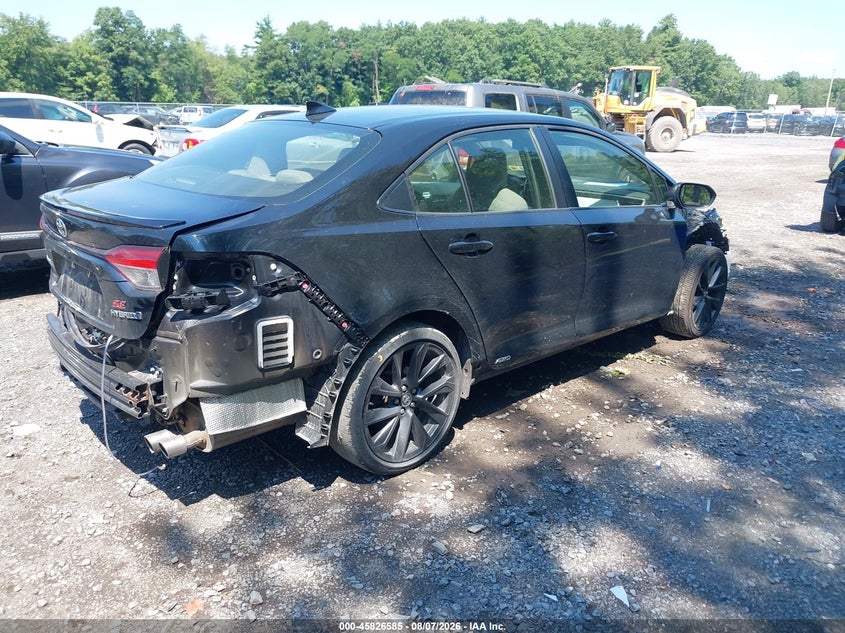 Vin: jtdbdmhe7rj005420, lot: 46325486, toyota corolla hybrid se 20244