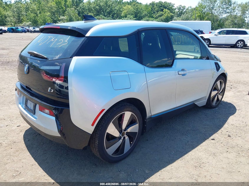 Vin: wby1z4c59ev277425, lot: 46325496, bmw i3 base w/range extender 20144