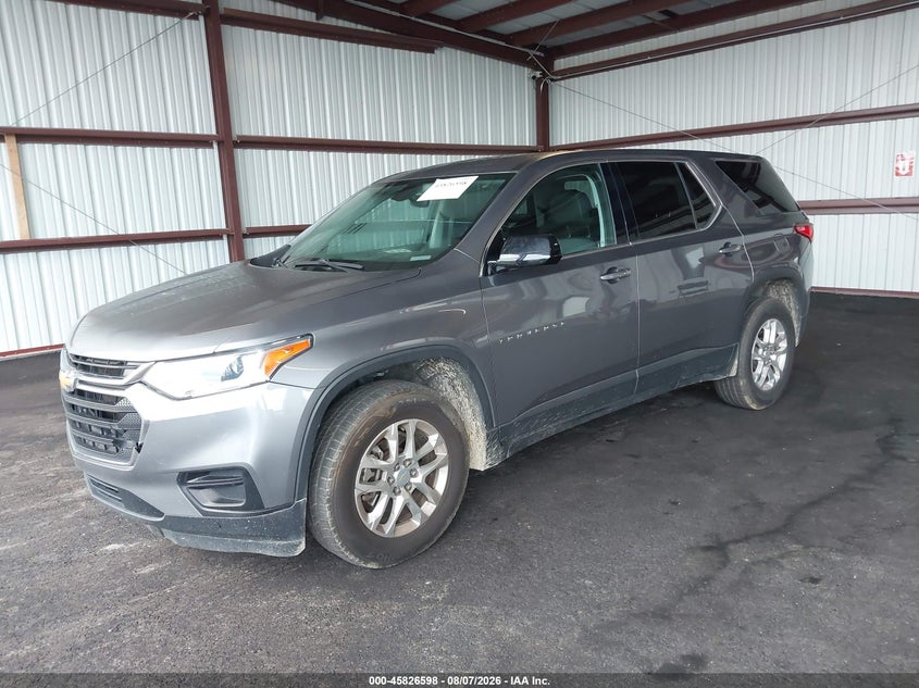 Vin: 1gnerfkw9lj280538, lot: 46325499, chevrolet traverse fwd ls 20202