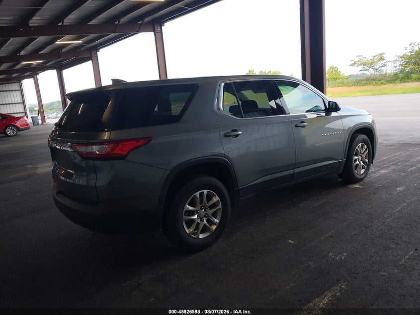 Vin: 1gnerfkw9lj280538, lot: 46325499, chevrolet traverse fwd ls 20204