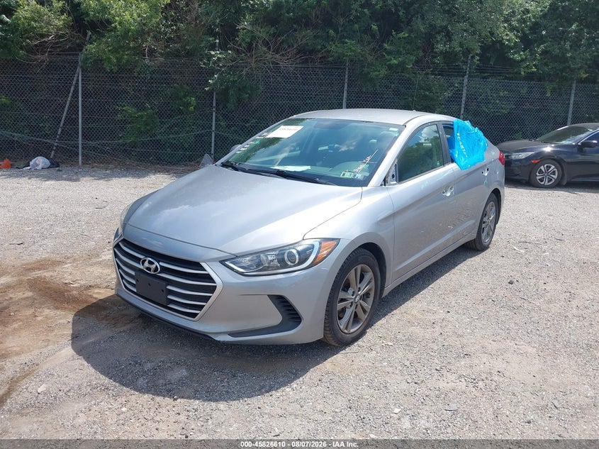 Vin: 5npd84lf2hh121712, lot: 46325511, hyundai elantra se 20172