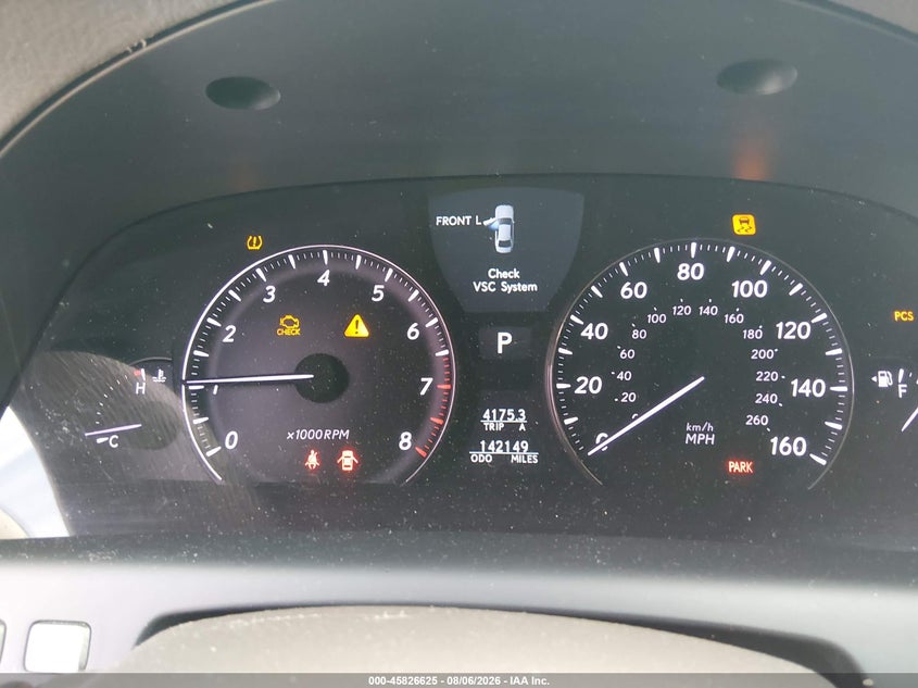 2008 LEXUS LS 460 auction photo 6