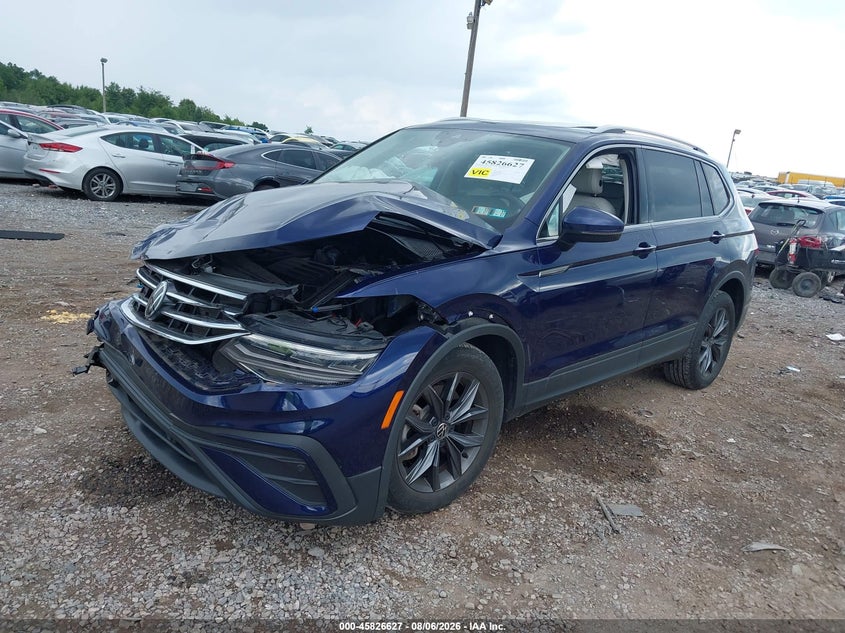 Vin: 3vv2b7ax3nm066099, lot: 46325528, volkswagen tiguan 2.0t se 20222