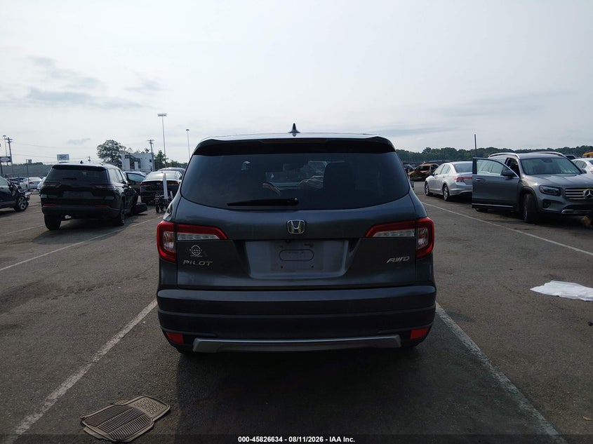 HONDA PILOT 2019 VIN 5FNYF6H41KB090842