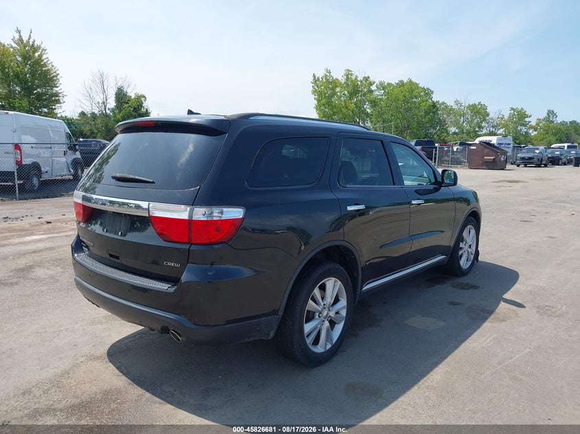 Vin: 1c4rdjdg5dc509580, lot: 46325582, dodge durango crew 20134