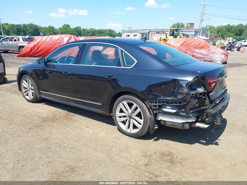 Vin: 1vwgt7a37hc079990, lot: 46325595, volkswagen passat 1.8t se 20173