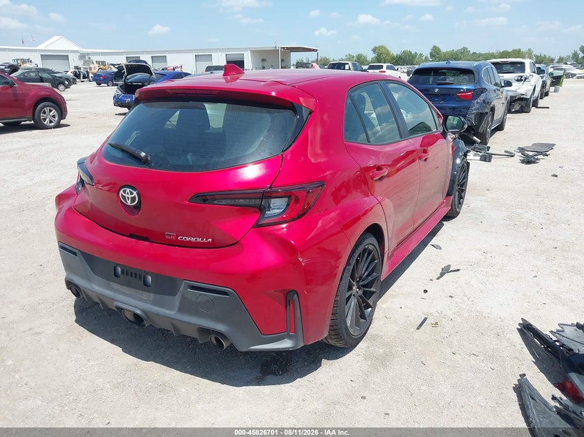 TOYOTA GR COROLLA 2023 VIN JTNABAAE3PA001478