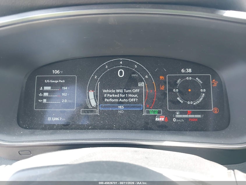 TOYOTA GR COROLLA 2023 VIN JTNABAAE3PA001478