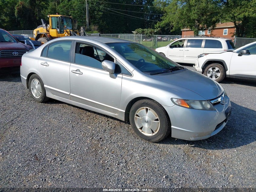 2008 HONDA CIVIC HYBRID auction photo 1