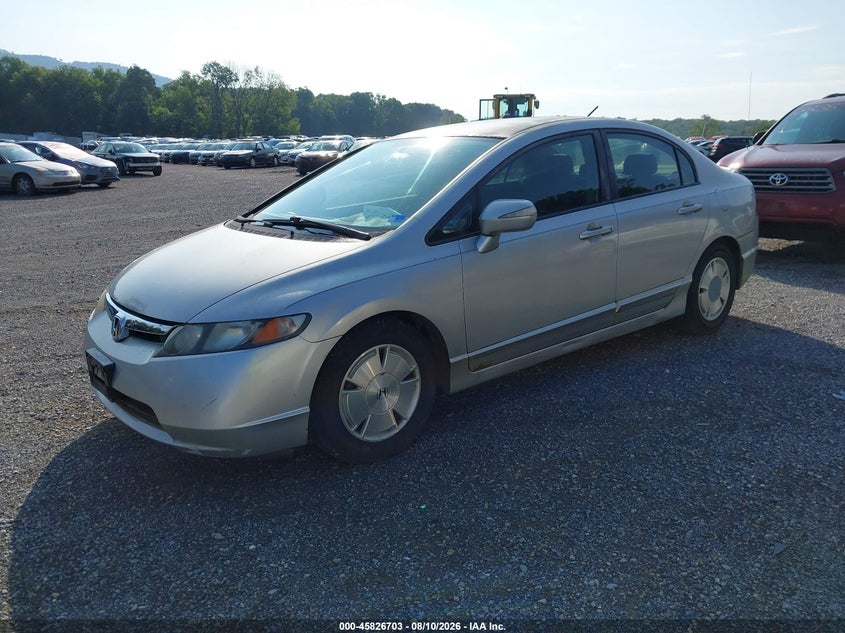 2008 HONDA CIVIC HYBRID auction photo 2
