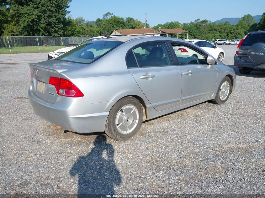 2008 HONDA CIVIC HYBRID auction photo 4