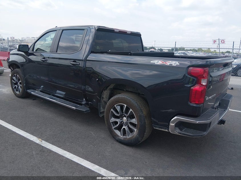 Vin: 1gcpdkek3nz517658, lot: 46325609, chevrolet silverado 1500 4wd  short bed lt with 2fl 20223