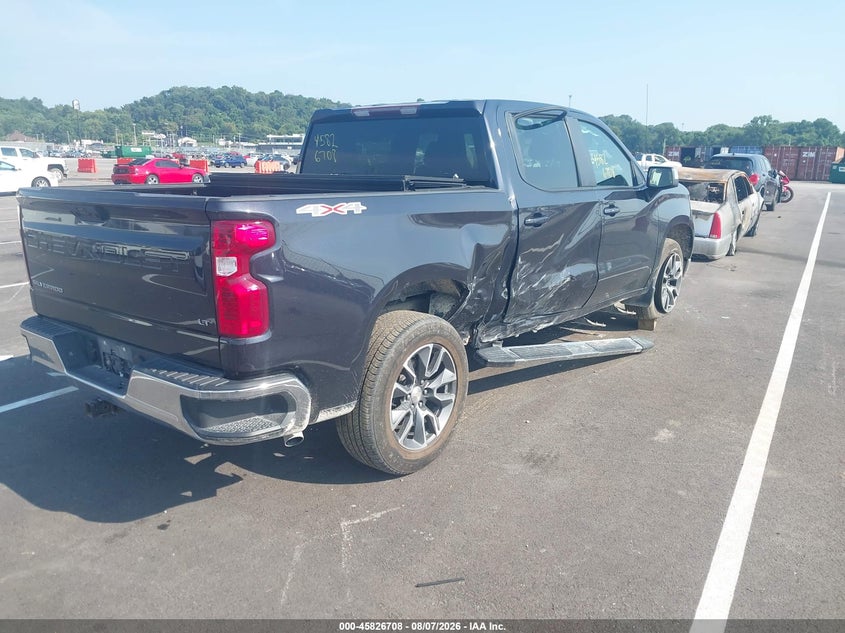 Vin: 1gcpdkek3nz517658, lot: 46325609, chevrolet silverado 1500 4wd  short bed lt with 2fl 20224