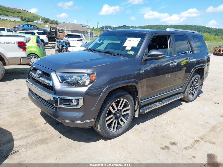 Vin: jtebu5jr6j5499426, lot: 46325612, toyota 4runner limited 20182