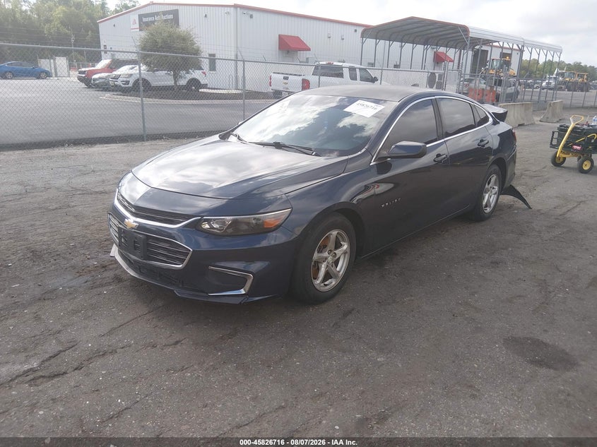 Vin: 1g1zb5stxgf299552, lot: 46325617, chevrolet malibu ls 20162