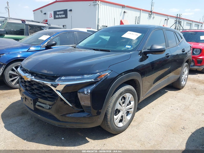 Vin: kl77lfep8sc056376, lot: 46325639, chevrolet trax fwd ls 20252