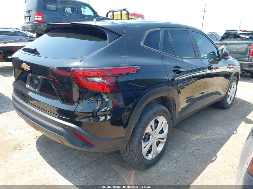 Vin: kl77lfep8sc056376, lot: 46325639, chevrolet trax fwd ls 20254