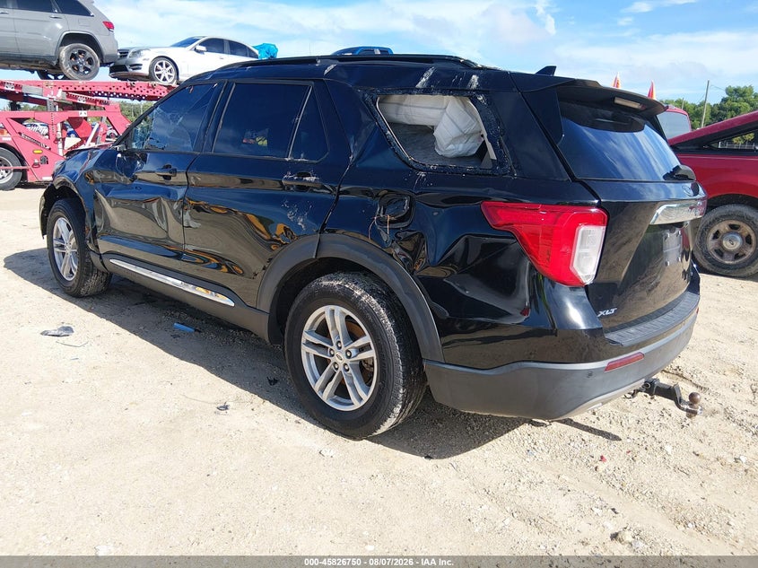 Vin: 1fmsk8dh7lgc64681, lot: 46325651, ford explorer xlt 20203