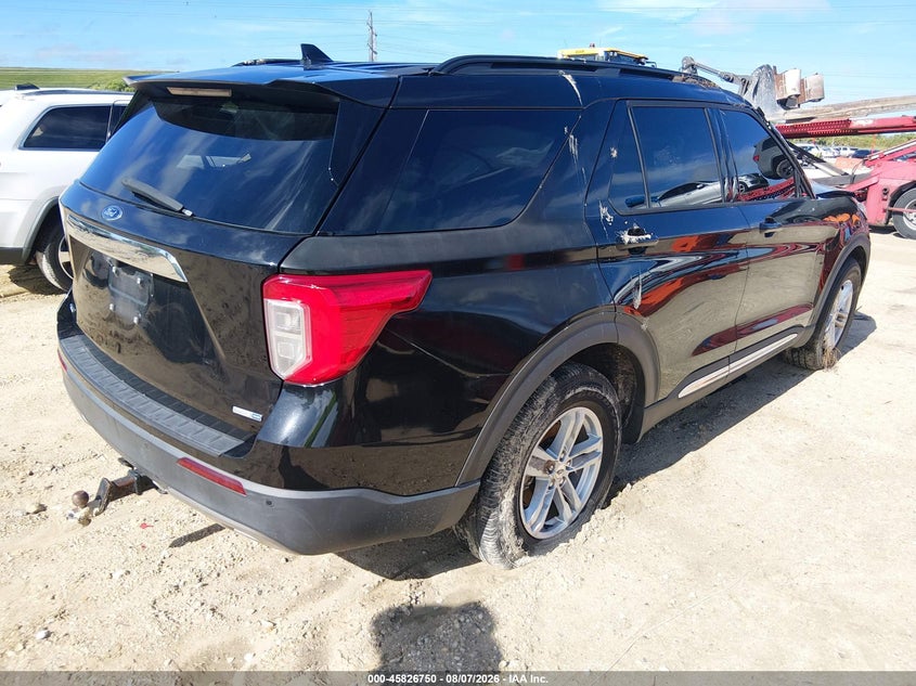 Vin: 1fmsk8dh7lgc64681, lot: 46325651, ford explorer xlt 20204