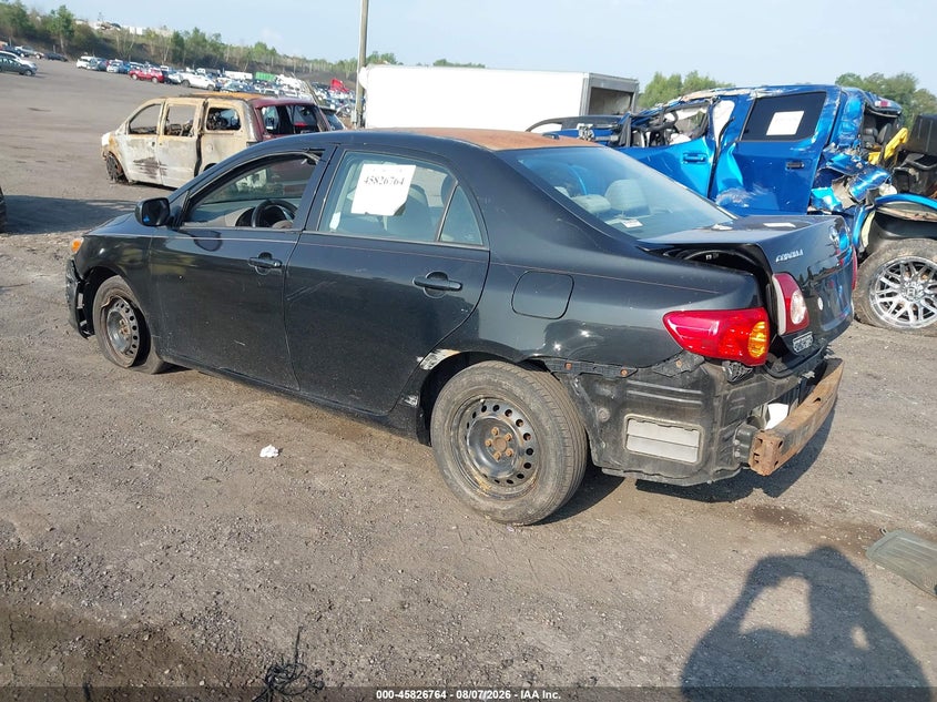 Vin: 2t1bu4ee8ac278158, lot: 46325665, toyota corolla le 20103