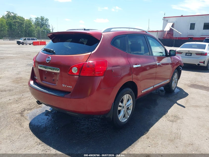 Vin: jn8as5mv3cw371340, lot: 46325667, nissan rogue sv 20124