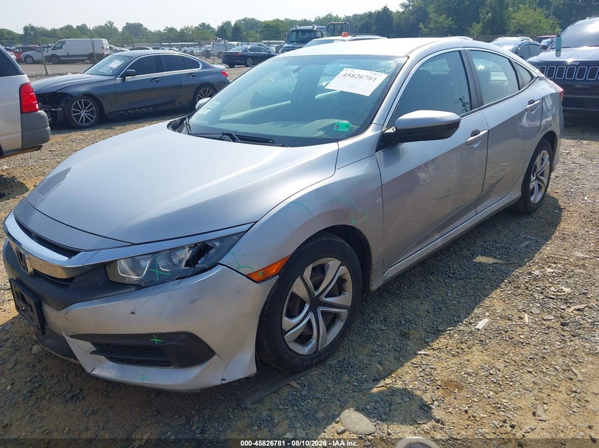 2016 HONDA CIVIC SEDAN 2.0L I-4 DOHC, VVT, 158HP
