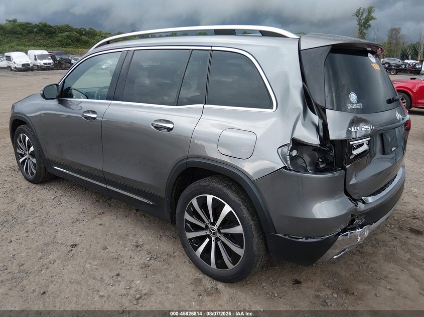 Vin: w1n4m4hb2pw325025, lot: 46325715, mercedes-benz glb 250 4matic 20233