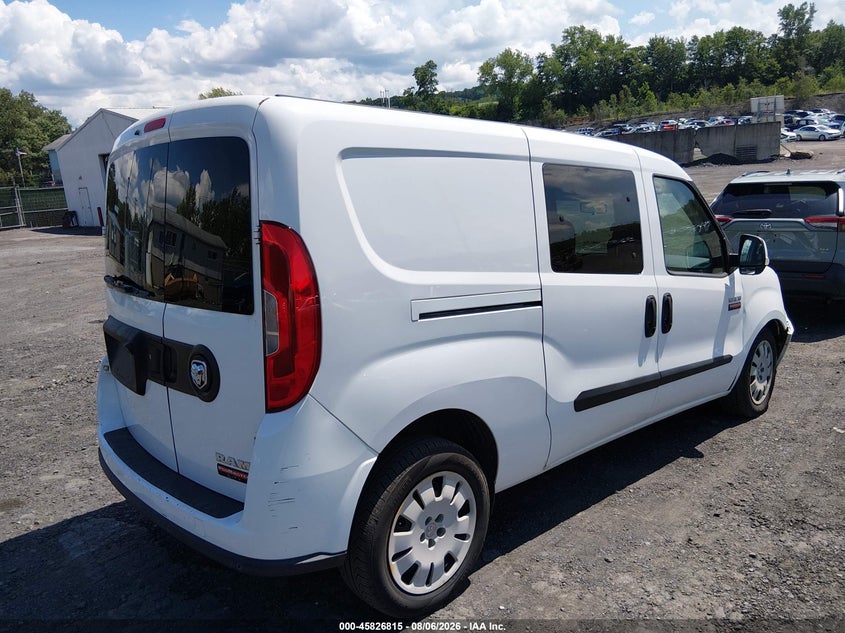Vin: zfberfbt6f6a66232, lot: 46325716, ram promaster city tradesman slt 20154